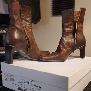 Brown women's boots Sisto Miuccia size 7 Verna